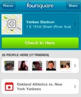 Foursquare Offers Events Check-ins
