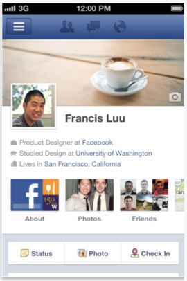 Facebook Timeline for iPhone Now Available!